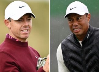 Rory McIlroy ‘in top three’ to win The Open as Tiger Woods gets emotional