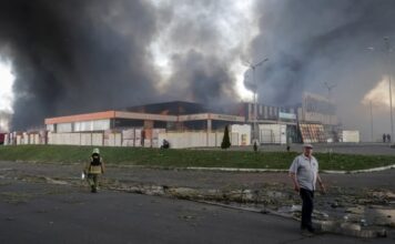 Russian strike at crowded hardware store kills 4 in Kharkiv, Ukrainian officials say