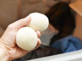 I add 1 item to my tumble dryer for crease-free clothing and quicker drying—just 33p