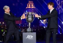 Tennis LIVE: Emma Raducanu makes special appearance as ATP Finals stars slammed